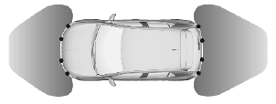 Opel Corsa. Front-rear parking assist