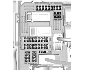 Opel Corsa. Fuse box on the left side of the instrument panel