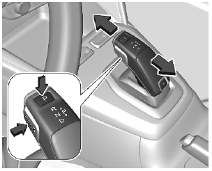 Opel Corsa. Gear selection