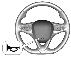 Opel Corsa. Heated steering wheel. Horn