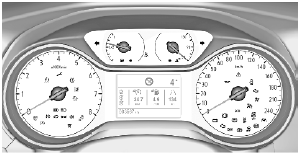 Opel Corsa. Instrument cluster