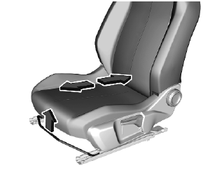 Opel Corsa. Manual seat adjustment