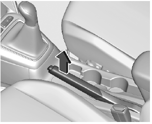 Opel Corsa. Parking brake