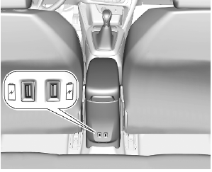 Opel Corsa. Power outlets