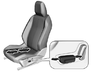 Opel Corsa. Power seat adjustment. Armrest