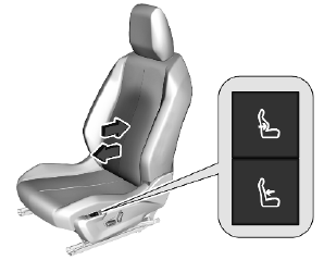 Opel Corsa. Power seat adjustment. Armrest