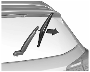 Opel Corsa. Rear window